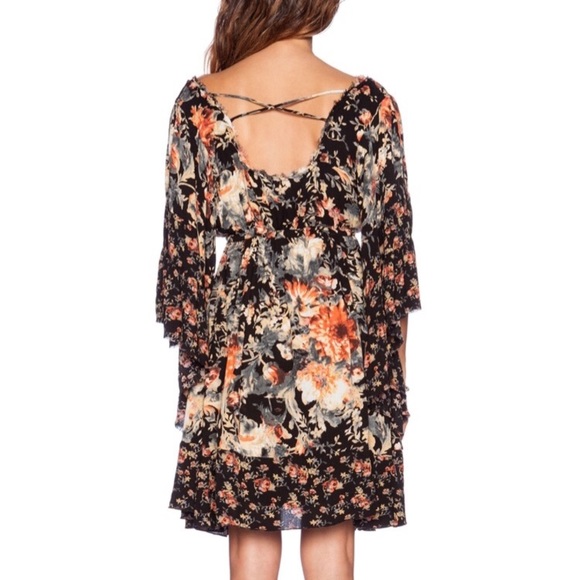Free People Heart Of Gold Floral Mini Dress - Picture 4 of 6